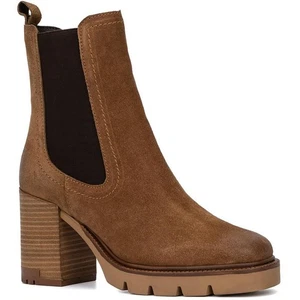 Vintage Foundry Co. Damen hellbraun Blockabsatz Stiefeletten 7,5 Medium (B, M) BHFO 4633 - Bild 1 von 2