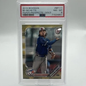2019 Bowman Bo Bichette Paper Prospect RC Gold /50 #BCP-111 PSA 10🔥 - Bild 1 von 3