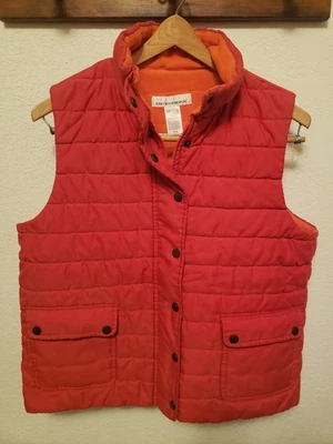 Chaleco acolchado Jones New York Sport naranja talla grande para mujer con cremallera/a presión Foto 1 de 4
