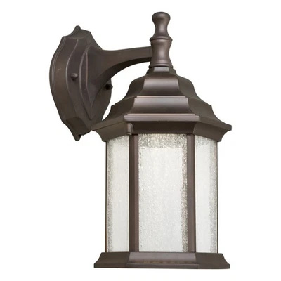 Forte Lighting 17102 Bronze Single Light 12"H Led Outdoor Wall Sconce - Image 1 of 2
