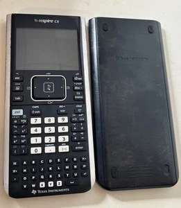 Texas Instruments TI Nspire CX Graphing Calculator Cover Blue Excellent - Picture 1 of 14