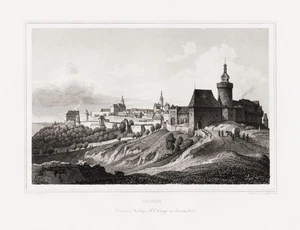 Tábor Bohemia Czech Steel Engraving Willmann Würbs 1850 - Picture 1 of 1