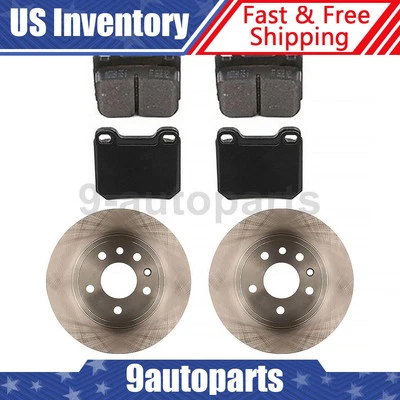 Kit de rotores y pastillas de freno trasero para 1997 1998 1999 2000 2001 Catera Cadillac Foto 1 de 4