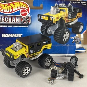 Vehículo diecast Mattel Hot Wheels Mechanix Hummer 25808 coche raro con piezas en caja - Imagen 1 de 8
