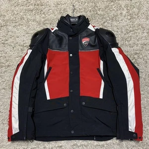 Ducati Dainese 3 Piece Leather Jacket Black With Lining L Auth From Japan RIN - Picture 1 of 24