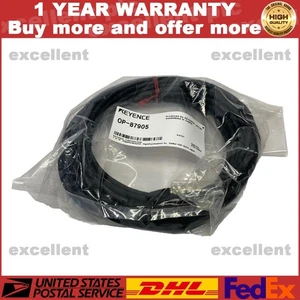 Cable de cabezal de sensor láser Keyence OP-87905 10 m IVA gratuito de EE. UU. - Imagen 1 de 9