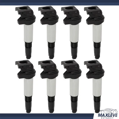 For BMW X5 2004-09 550i 650i 2006-10 750Li 750i 2006-2008 4.8L 8x Ignition Coils — 第 1/3 张图片