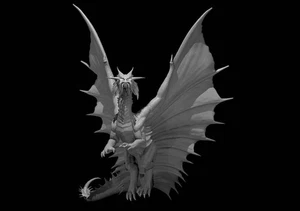 Gold Greatwyrm for D&D Dungeons and Dragons Pathfinder DND Mini - Imagen 1 de 1