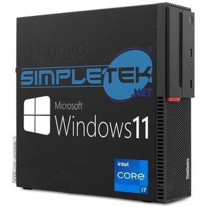 Lenovo Thinkcentre M800 SFF i7 WIN 10 RAM 32GB SSD 2TB GPU GT730 SERIELL RS232 - Bild 1 von 5