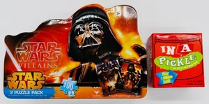 Star Wars 2 Puzzle Pack Darth Vader Metalldose 1/2 Neu BONUS IN EINER PICKLE! - Bild 1 von 5