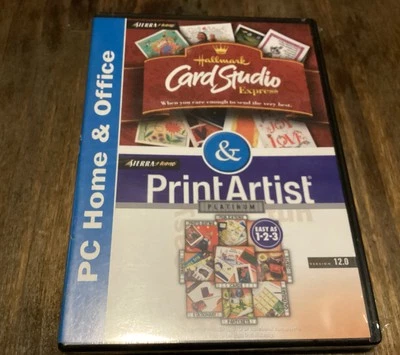 Hallmark Card Studio Express v1.0 & Print Artist Platinum v12.0 New Sealed - Image 1 of 4