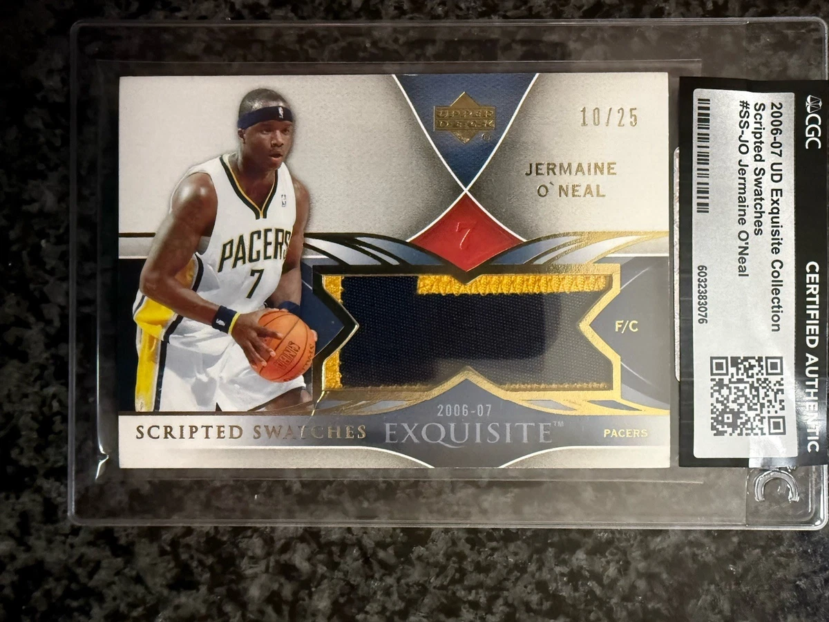 2007 Topps Jermaine O'Neal 07/99 ショップ 直筆サインカード Indiana