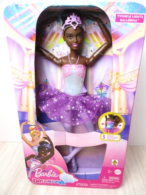 Boneca Barbie Dreamtopia luzes cintilantes posável bailarina Mattel HLC26 ~ Leia - Imagem 1 de 4