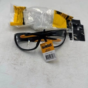 DeWalt Dominator Safety Glasses Clear Black DPG94-1D ANSI Z87.1 Compliant Secure - Picture 1 of 4