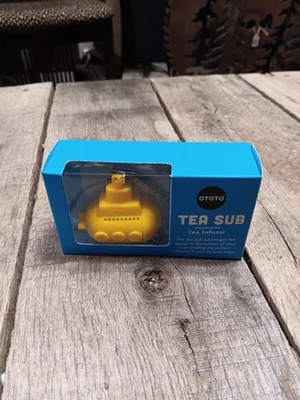 Infusor de té submarino amarillo silicona hojas sueltas más empinado (en caja) Foto 1 de 4