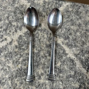 2 Cambridge CODIE Stainless Glossy 6 1/8" TEASPOONS Flatware Spoon - Picture 1 of 2
