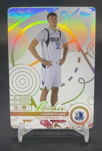 Topps Match Attax Cooper Flagg 2025 radiocontrol novato Dallas Mavericks refractor #121 casi nuevo - Imagen 1 de 3