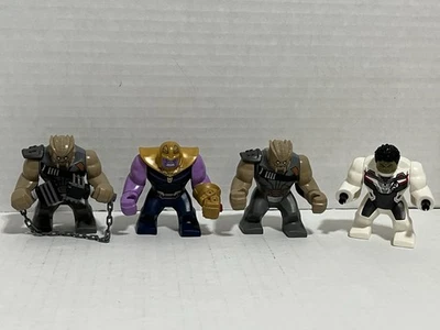 LEGO Cull Obsidian, Thanos, Hulk Endgame Minifigure Big Fig 76108 Marvel - Image 1 of 4