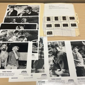 Three Wishes Movie Press Kit 8 Stills Promo Photos 9 Slides Patrick Swayze Film - Picture 1 of 18