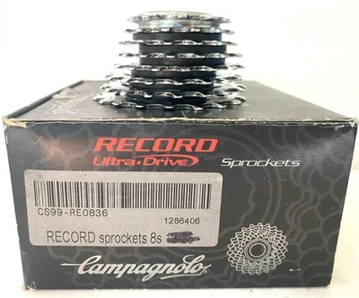 New bike pull off Campagnolo Record Ultra Drive 8 speed CASSETTE 12-19 - Image 1 of 4