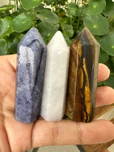 3pc natural Mixed quartz crystal obelisk point energy healing - Picture 1 of 9