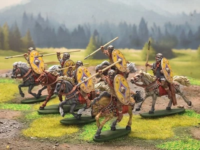28 mm Antiguo DPS pintado Temprano a Medio Imperial Caballería Romana Cohorte 6 HW454 Foto 1 de 4