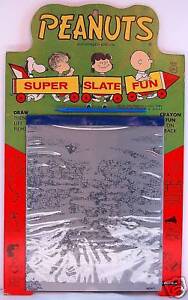 PEANUTS SUPER SLATE FUN MAGIC SLATE 1961,SNOOPY LUCY NM