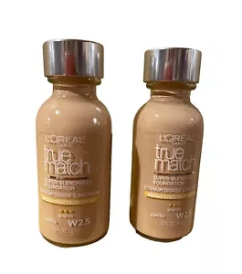 L'Oreal True Match Super-Blendable Foundation,Vanilla,FULL SIZE/2PC - Picture 1 of 5