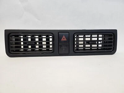 Ford Focus 2005-2007 bisel de ventilación de aire rejilla tablero de instrumentos climatización doble peligro negro Foto 1 de 2