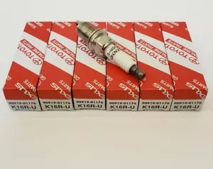 TOYOTA OEM FACTORY SPARK PLUG SET (1993-1997 LAND CRUISER) 90919-01176 (Qty 6) - Picture 1 of 1
