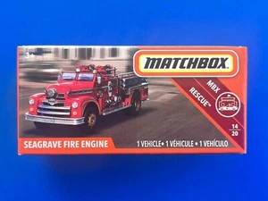 2019 Matchbox Power Grabs 1952 SEAGRAVE CLASSIC fire engine - new in box! - Picture 1 of 5