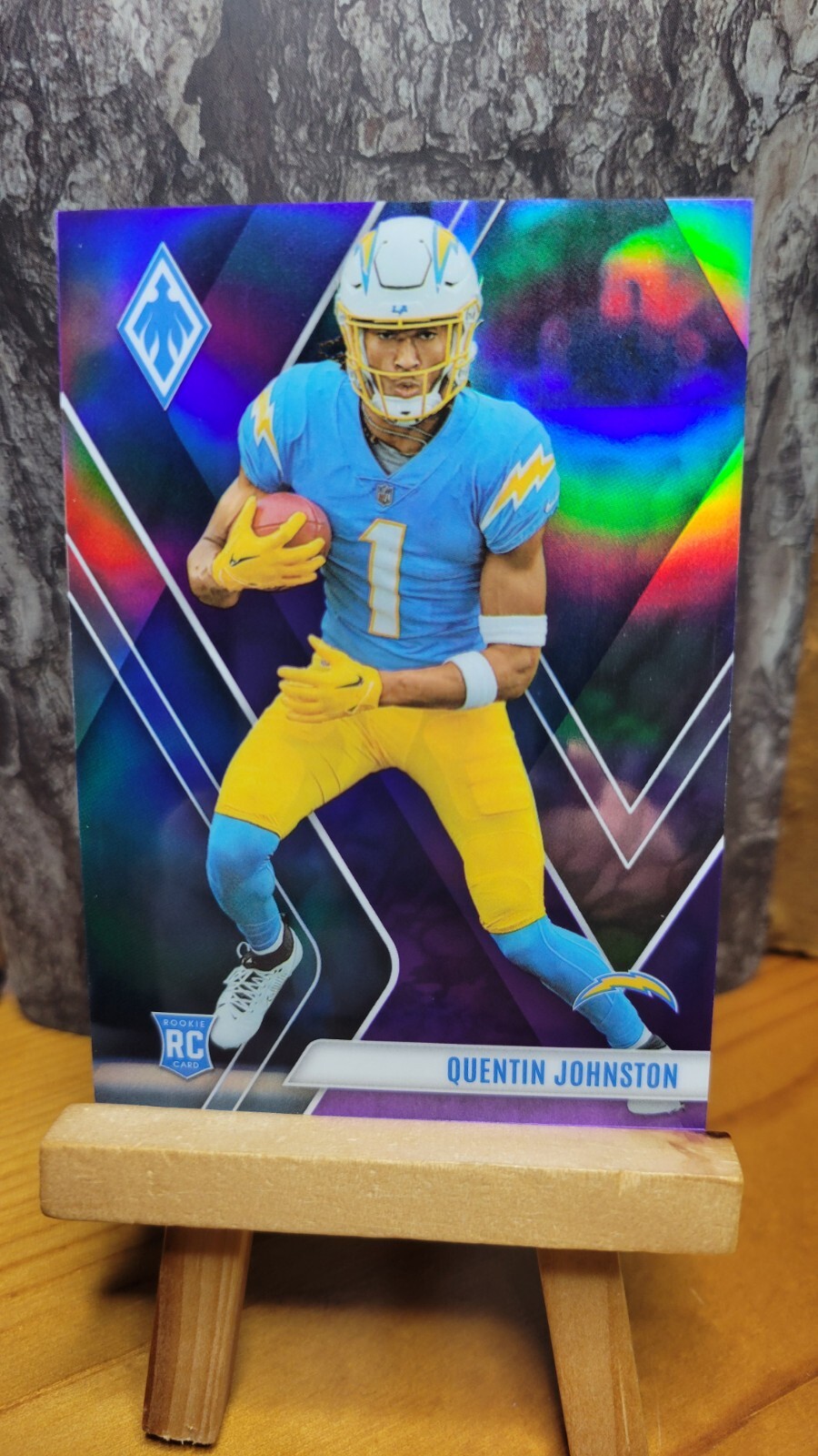 57/125 Quentin Johnston 2023 Panini Phoenix Purple #107 Rookie RC