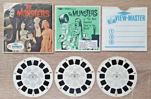 THE MUNSTERS VIEWMASTER REELS 1966 TV SHOW SET B481 COMPLETE RARE P999 - Picture 1 of 11