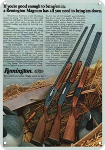 1977 REMINGTON 1100 870 3200 Over/Under Shotgun DECORATIVE REPLICA METAL SIGN - Picture 1 of 1