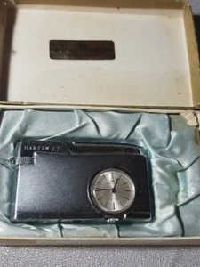 Vintage Bucherer Cigarette Lighter with Watch Runs Not TESTED For Accuracy Bin 2 - Picture 1 of 11