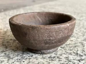 19c OLD VINTAGE PRIMITIVE INDIAN STONE MADE KITCHEN BOWL,KHARL.SPICES GRINDER - Picture 1 of 12