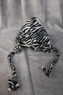 Sombrero trampero con estampado de cebra sin marca Poom Pom talla única nuevo con etiquetas Foto 1 de 3