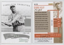 2014 Panini Classics Timeless Tributes Silver /149 George Kelly #53 HOF