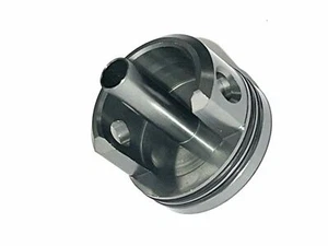 Airsoft Cylinder Head CNC Full Metal Aluminum Double O-Ring for AEG V2 Gearboxes - Picture 1 of 2