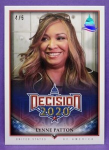 Lynne Patton Decision 2020 RAINBOW FOIL CAPITOL PARALLEL #682 #'d 4/5