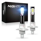 Nighteye 160W Pair H1 Led Foglight Bulbs 6000K Cool White Fog Light Lamp