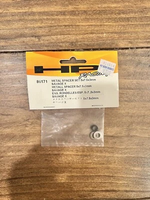 HPI 86171 Savage X Metal Spacer Set 5x7.5x3mm Vintage (MK545) - Image 1 of 2