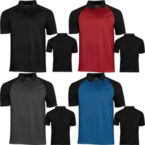 Mission | Exos | Darts Two Tone Polo Shirt | 4 Colours | Sizes 2XL - 5XL - Picture 1 of 5