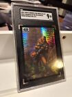 2022 STAR WARS CHROME GALAXY #48 A WOOKIEE IN THE WILD PRISM REFRACTOR /75 CGC 9