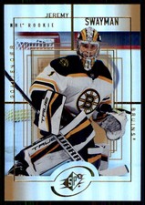 2021-22 Upper Deck 1999-00 SPx Retro Jeremy Swayman Boston Bruins #SPX-32