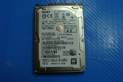HP 15-ac161nr HGST 750GB SATA 2.5" HDD Hard Drive 5K1000-750 HTS541075A9E680 - Image 1 of 2