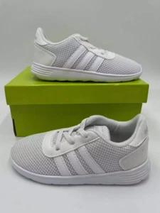 Adidas LITE RACER Toddler Baby White Shoes Sneaker 10K EUR 27 #BC0076 - Picture 1 of 6