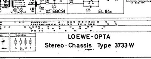 Loewe Schema di servizio originale per chassis stereo 3733 W 3960/66/70/80/90 - Foto 1 di 1