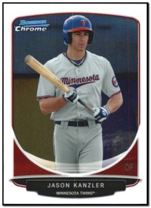 2013 Bowman Chrome Mini #151 Jason Kanzler Minnesota Twins NM-MT 