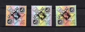 Tuvalu 1990 Set Francobolli Mondo Francobolli Londra (Michel 560/62) MNH - Foto 1 di 1